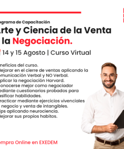 Arte y Ciencia de la Venta y la Negociación (14 y 15 Agosto 2025)